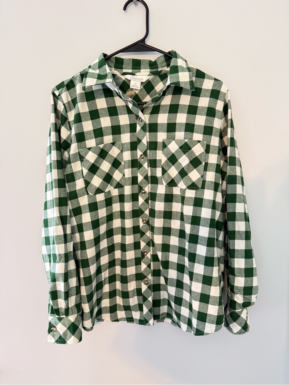 Nwot Natural Reflections Cane Creek Flannel Long-Sleeve Shirt medium